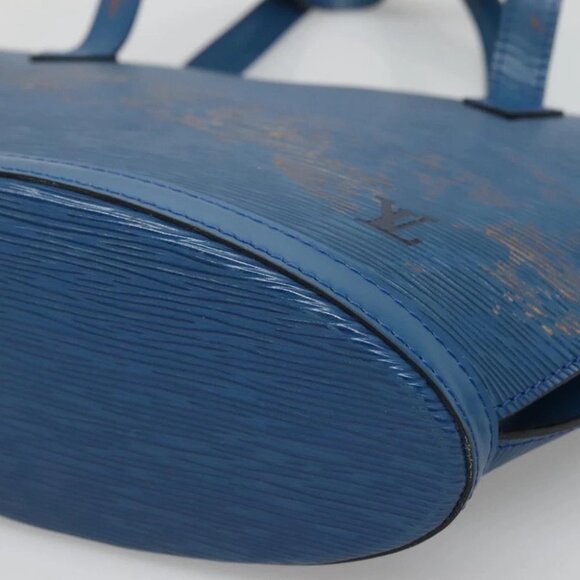 LOUIS VUITTON Epi Saint Jacques Shoulder Bag Blue - Picture 12 of 15